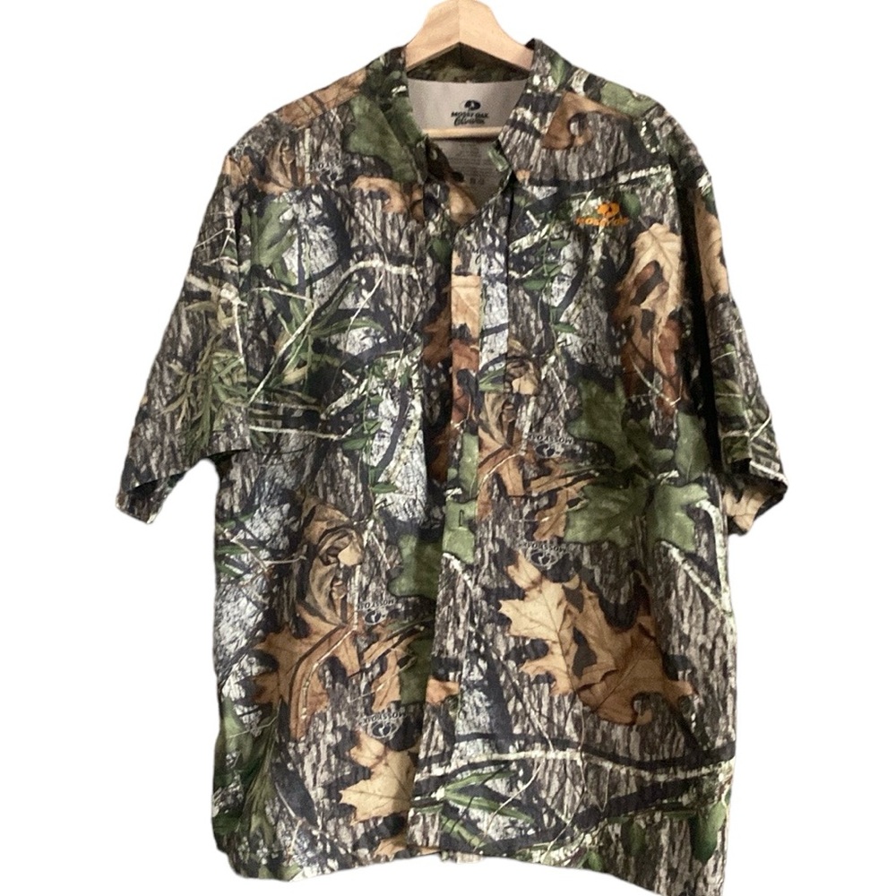 Mossy Oak Obsession Short Sleeve Hunting Shirt Size XL